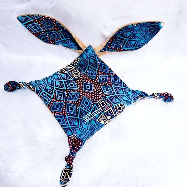 Doudou wax bleu